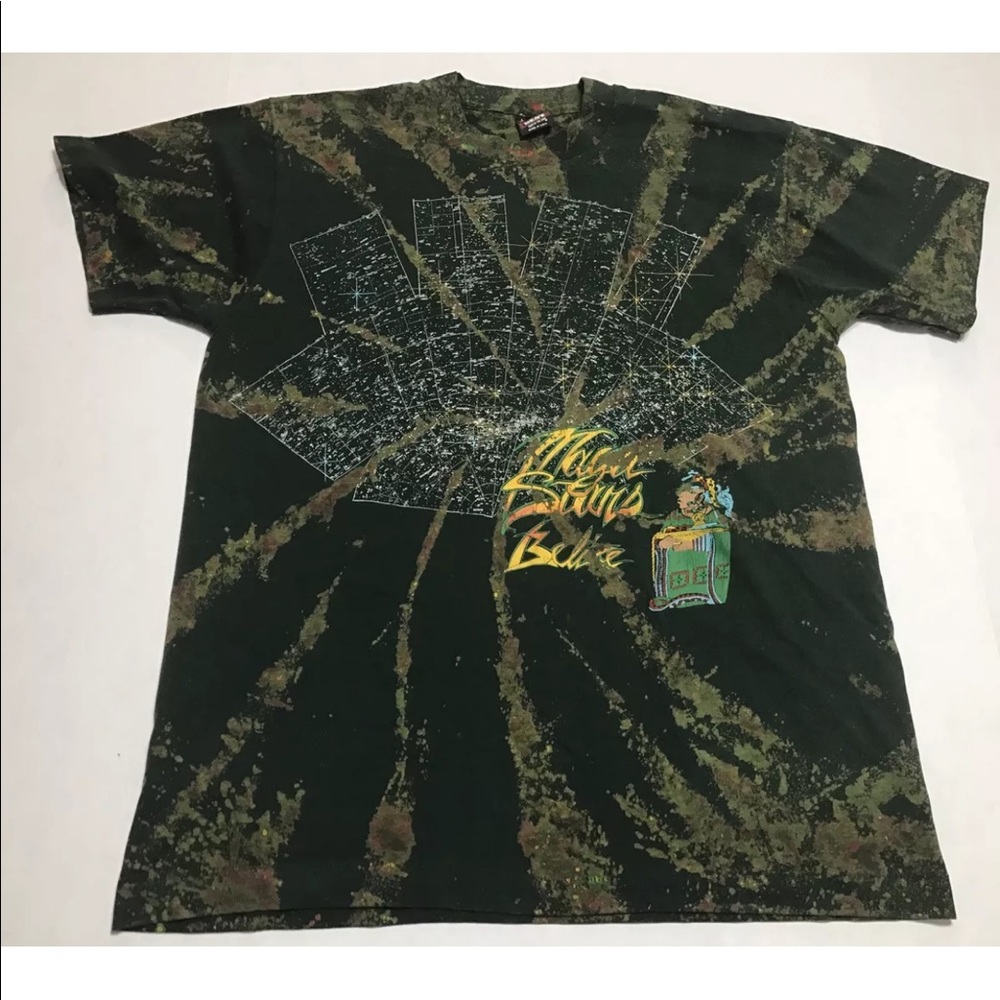 Vintage 80s Fruit Of The Loom Multicolor T Shirt - Picture 1 of 6